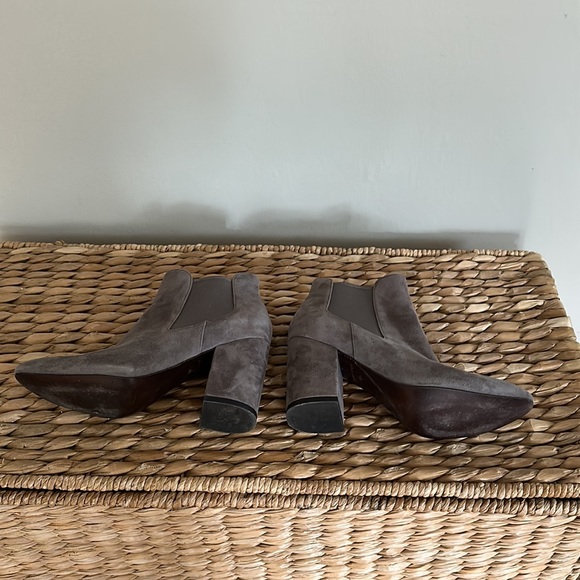 Cole Haan Grey Suede Booties - Picture 3 of 6